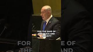 Netanyahu at UN Iran Seeks to Weaponize Nuclear Program [upl. by Eojyllib]