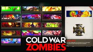 ALL 14 DARK OPS CHALLENGES IN BLACK OPS COLD WAR ZOMBIES GUIDE How to Unlock Secret Calling Cards [upl. by Brookes]