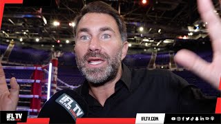 I CANT HIDE MY EMOTIONS FOR KATIE  EDDIE HEARN IMMEDIATE REACTION TO TAYLOR BEATING CAMERON [upl. by Aneen]