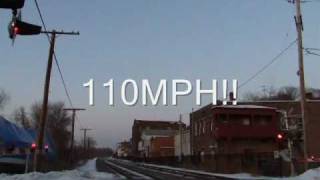 110MPH AMTRAK CLOSE UP [upl. by Mcallister]