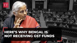 FM Sitharaman clarifies why states like West Bengal have not received GST funds for years [upl. by Aehsel468]