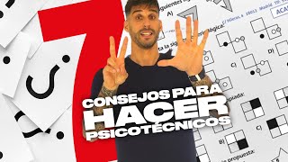 7 consejos para APROBAR los PSICOTÉCNICOS 🤔 oposición de BOMBEROS [upl. by Arinayed970]