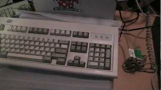 1996 IBM Model M keyboard made in Scotland [upl. by Oiram]