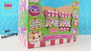 Squeezamals Slow Rise Holiday Series Squishy Blind Box Toy Review  PSToyReviews [upl. by Yasui]