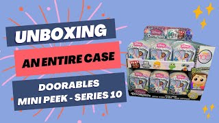 Disney Doorables Mini Peek Series 10 FULL CASE doorables unboxing blindbag disney blindbox [upl. by Kcirddot]