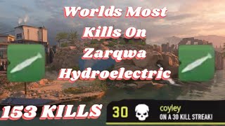 153 KILLS on ZARQWA HYDROELECTRIC MODERN WARFARE 2 WORLDS MOST KILLS on ZARQWA HYDROELECTRIC [upl. by Accissej]