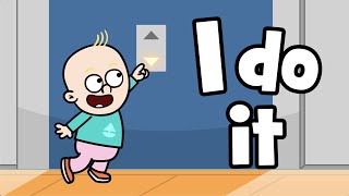 Childrens encouragement song  I do it  motivational baby song  Hooray kids songs amp nursery rhyme [upl. by Dickson393]