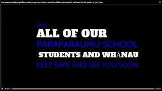 For Our Amazing Paraparaumu School Whānau [upl. by Vikki]