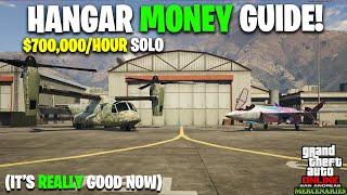 HANGAR MONEY GUIDE Up to 700kHour SOLO  GTA Online Hangar Business Guide 2024 [upl. by Eednarb]