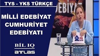 Milli Edebiyat Cumhuriyet Edebiyatı  Türkçe [upl. by Lipps]