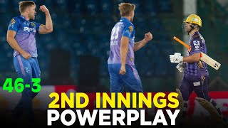 PSL 9  2nd Innings Powerplay  Quetta Gladiators vs Multan Sultans  Match 30  M1Z2A [upl. by Innos]