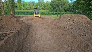 Finish Grading Dirt For A New Driveway [upl. by Jamnes155]