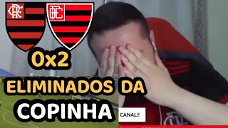 REACT FLAMENGO 0X2 OESTE  COPINHA  ESTAMOS ELIMINADOS [upl. by Ruffin231]