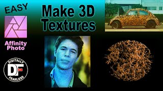 Affinity Photo beginner tutorial  Create your own 3D textures [upl. by Bertold]