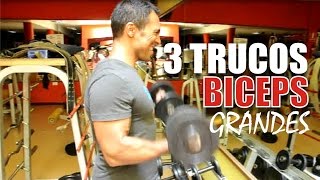 💪 3 Secretos Para GANAR Masa Muscular En Los BICEPS y TRICEPS 💪👉 BRAZOS GRANDES en Poco Tiempo [upl. by Arimahs]