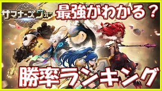 【サマナ】現環境WA最強キャラはなんだ？勝率ランキング 【サマナーズウォー】 ゲーム実況 ゲーム [upl. by Kcirdef588]