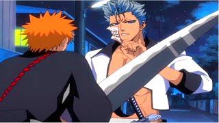 Ichigo vs Grimmjow Bleach First Fight English Sub [upl. by Iztim]