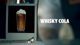 WHISKY COLA DRINK RECIPE  HOW TO MIX [upl. by Annaed]