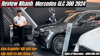 Review Nhanh Mercedes GLC 300 2024 Màu Xám Cực Đẹp Mắt  Cập Nhật Ưu Đãi Cho GLC Trong Tháng 052024 [upl. by Terej]