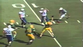 Oregon DE Jeff Cummins sacks BYU QB Ty Detmer 9291990 [upl. by Carlye]