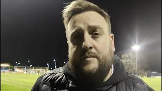 Brentwood Town 31 Grays Athletic Darren Manning Post match interview [upl. by Molloy]