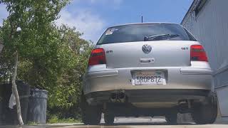 VW MK4 GTI 18T Muffleramp Resonator Delete [upl. by Pren436]