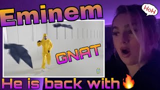 Eminem  GNAT  Dir by  ColeBennett REACTION [upl. by Nowtna]