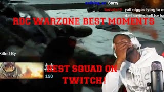 LIVE FOOTAGE OF RDCS FIRST WARZONE WIN AND FUNNY MOMENTS BEST WARZONE SQUAD EVER [upl. by Casanova]