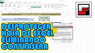 Desproteger hoja de Excel [upl. by Zillah]
