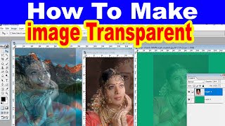 how to make an image transparent in photoshop [upl. by Madelin299]