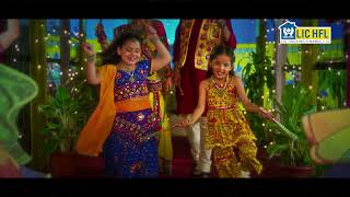 Navratri Joy with LIC HFL  Dancing Toward New Beginnings amp Prosperity [upl. by Aleina]