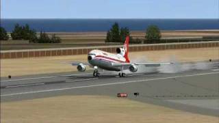 aeroperu tristar landing at jorge chavez intl [upl. by Utimer751]