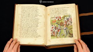 THE NIBELUNGENLIED  Browsing Facsimile Editions 4K  UHD [upl. by Aleihs912]