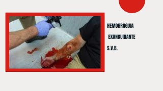 Hemorragia ¡EXANGUINANTE en BRAZO entre la vida y la muerte [upl. by Nariko]