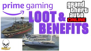 Prime Gaming Loot Benefits amp Discounts in GTA 5 Online Weekly Update aka Twitch Prime [upl. by Lewse574]