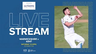 🔴 LIVE  Warwickshire v Kent  County Championship  Day Three [upl. by Sidwel]