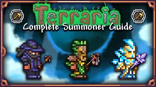 COMPLETE Summoner Guide for Terraria 1449 [upl. by Rollecnahc]