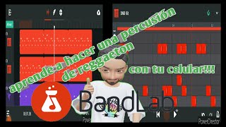 🎶cómo hacer percusión de reggaeton con tu celular android con la app bandlab [upl. by Eniruam]