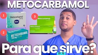 METOCARBAMOL PARA QUE SIRVE  3 COSAS  MEDICAMENTOS [upl. by Uv900]