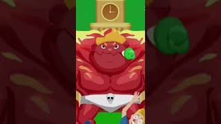 é bebe evoluiu ora um bichão forte jogo muscle boy MrBeast Freddybearofc [upl. by Clive531]