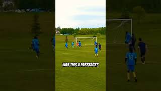 Was this a passbackshorts sundayleague footballshorts soccershorts foul youdecide penalty [upl. by Ayatnwahs]