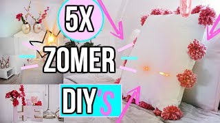 5x zomer diy slaapkamer transformatie [upl. by Boony]