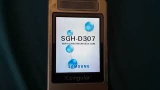 Samsung SGHD307  Startup and Shutdown [upl. by Enomas]