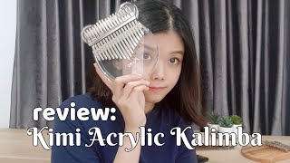 Indonesian  Eng CC Kimi Acrylic Kalimba Review SO PRETTY But [upl. by Miof Mela]