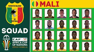 MALI Official Squad AFCON 2023  African Cup Of Nations 2023  FootWorld [upl. by Harrison]