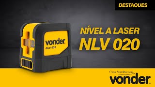 Nível a laser NLV 020  VONDER [upl. by Strickman]