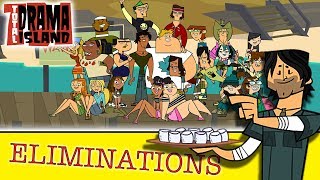 TOTAL DRAMA ISLAND Eliminations S1  Total Drama [upl. by Esiom]