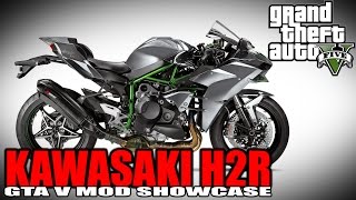 GTA 5 PC  Kawasaki H2R Mod [upl. by Ydnes]