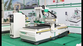 PMSK LDA481325 CNC Router with 9KW ATC Spindle 9 Vertical Drilling Unit and Lamello Spindle [upl. by Ennad745]