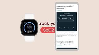 Fitbit Sense Smartwatch SPO2 Overview [upl. by Penrod]